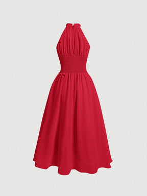 Vestido Vermelho Midi Camila
