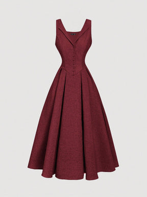 Vestido Vermelho Midi Celestine