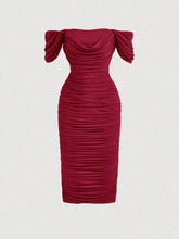 Vestido Vermelho Midi Élodie