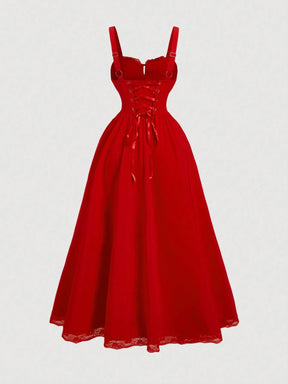Vestido Vermelho Midi Estelle