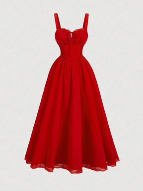 Vestido Vermelho Midi Estelle