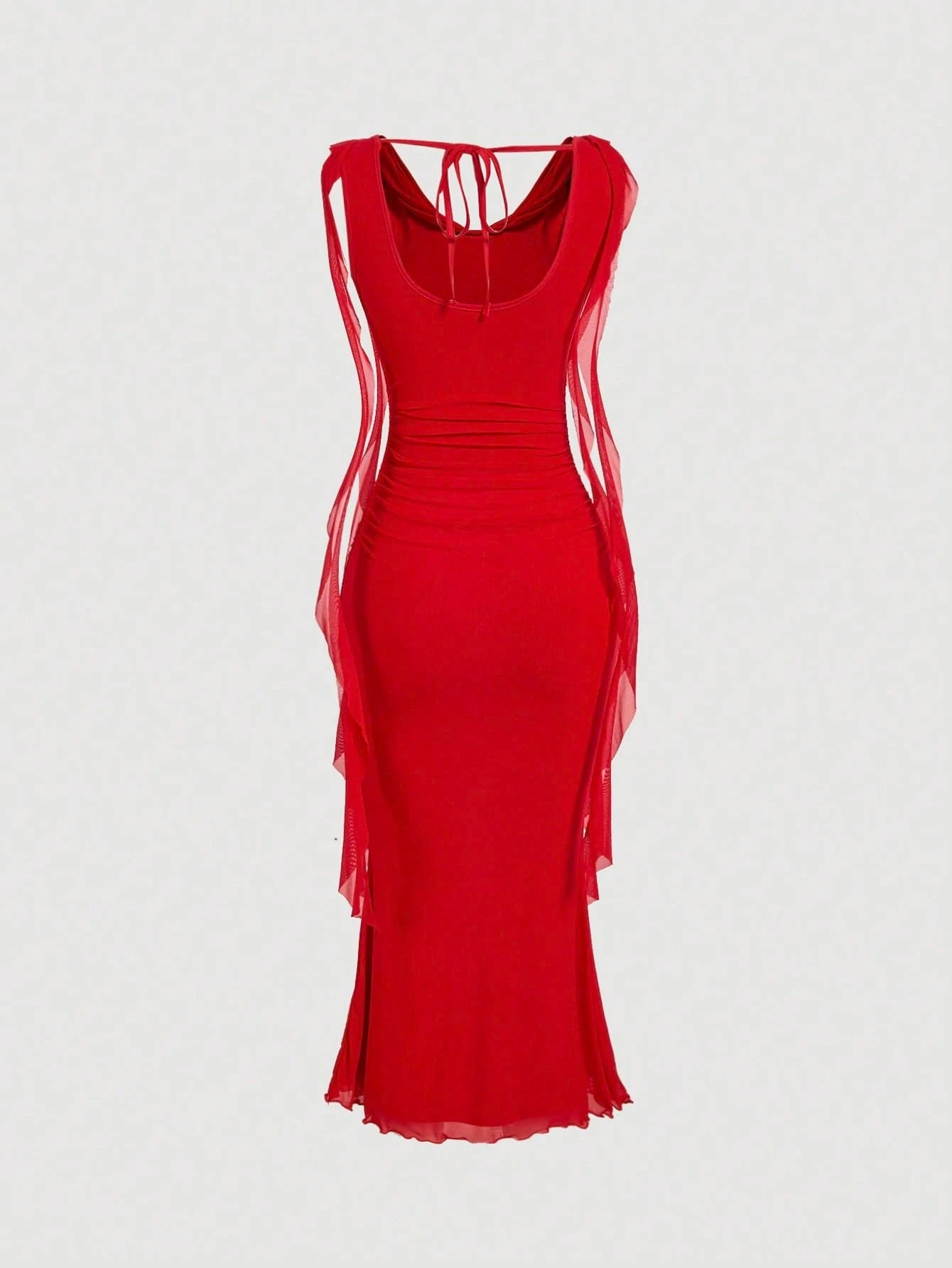 Vestido Vermelho Midi Fiorella