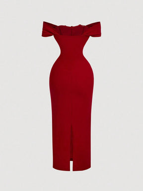 Vestido Vermelho Midi Kiara