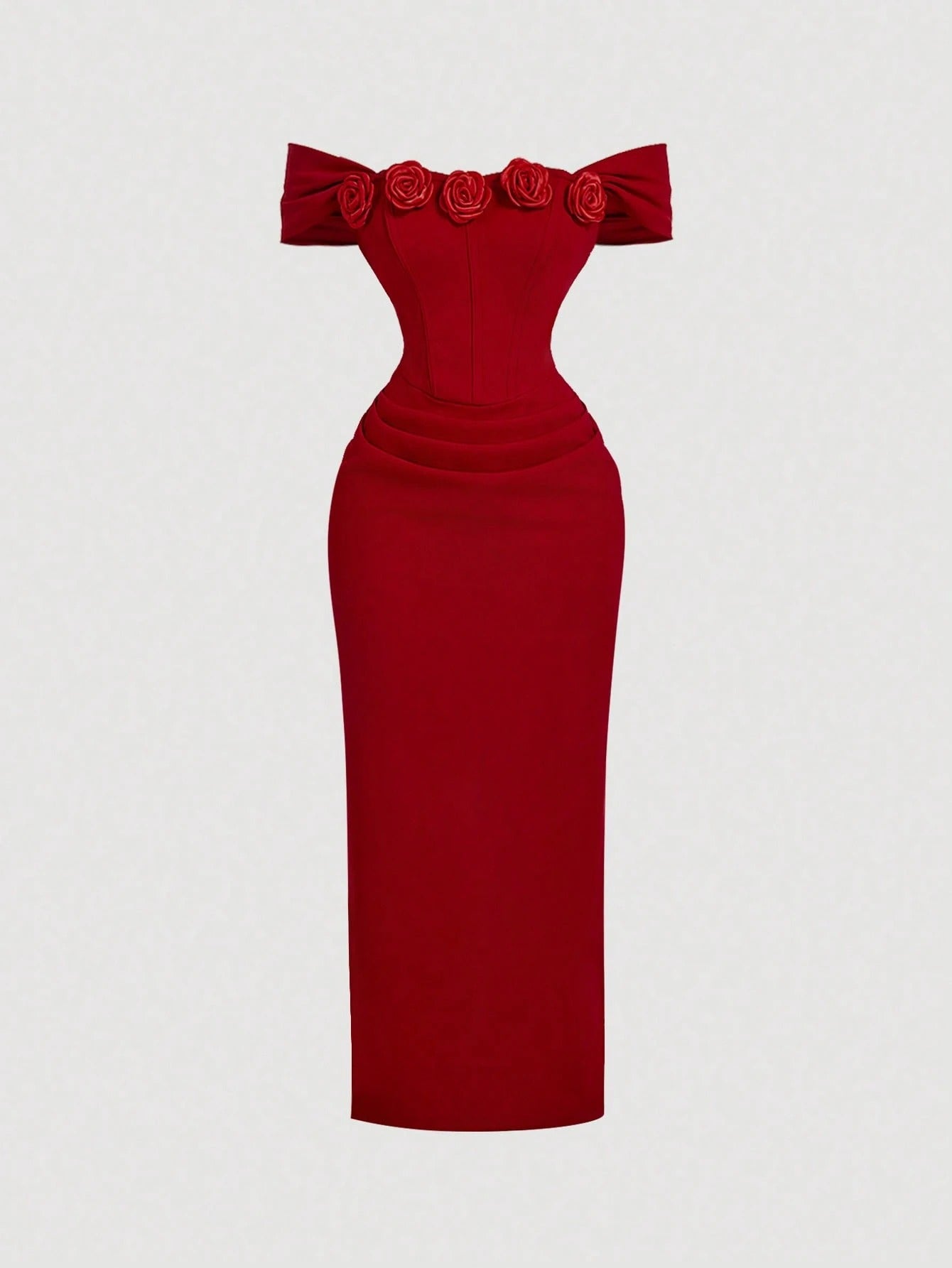 Vestido Vermelho Midi Kiara