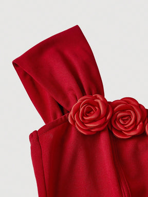 Vestido Vermelho Midi Kiara