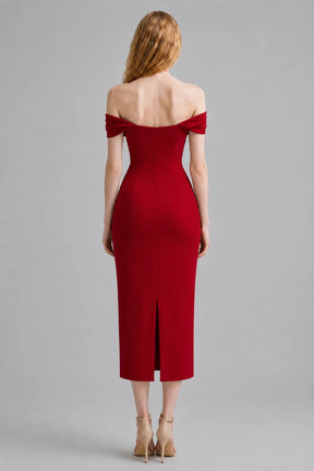 Vestido Vermelho Midi Kiara