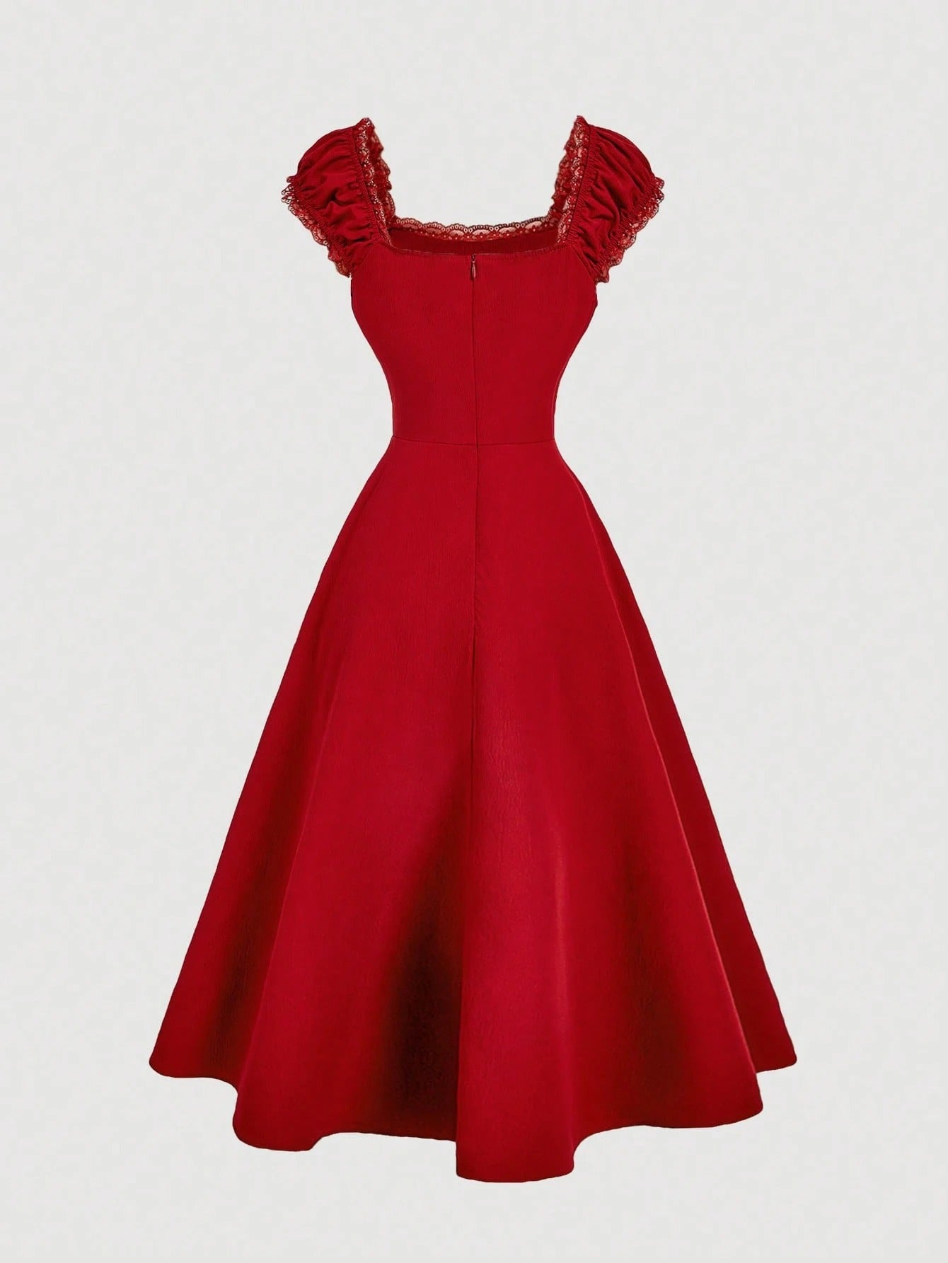 Vestido Vermelho Midi Lisette