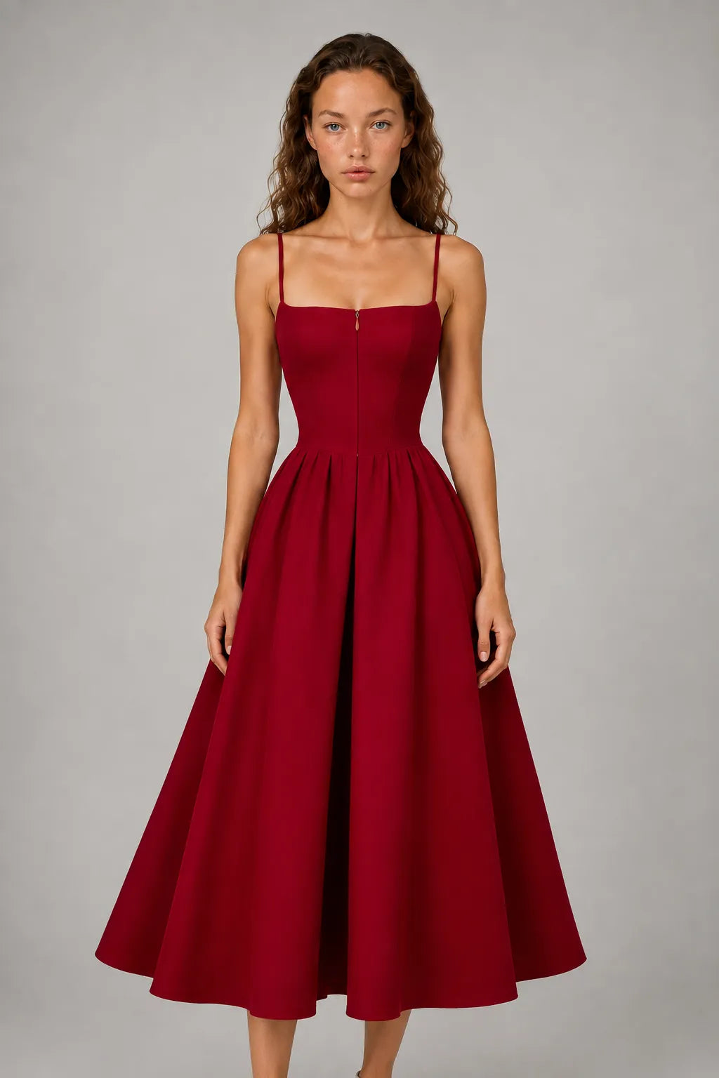 Vestido Vermelho Midi Mirabelle