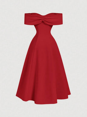 Vestido Vermelho Midi Odette
