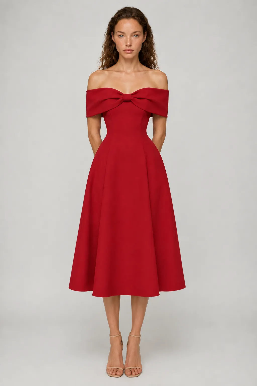 Vestido Vermelho Midi Odette