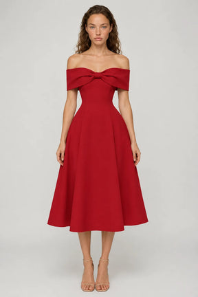 Vestido Vermelho Midi Odette