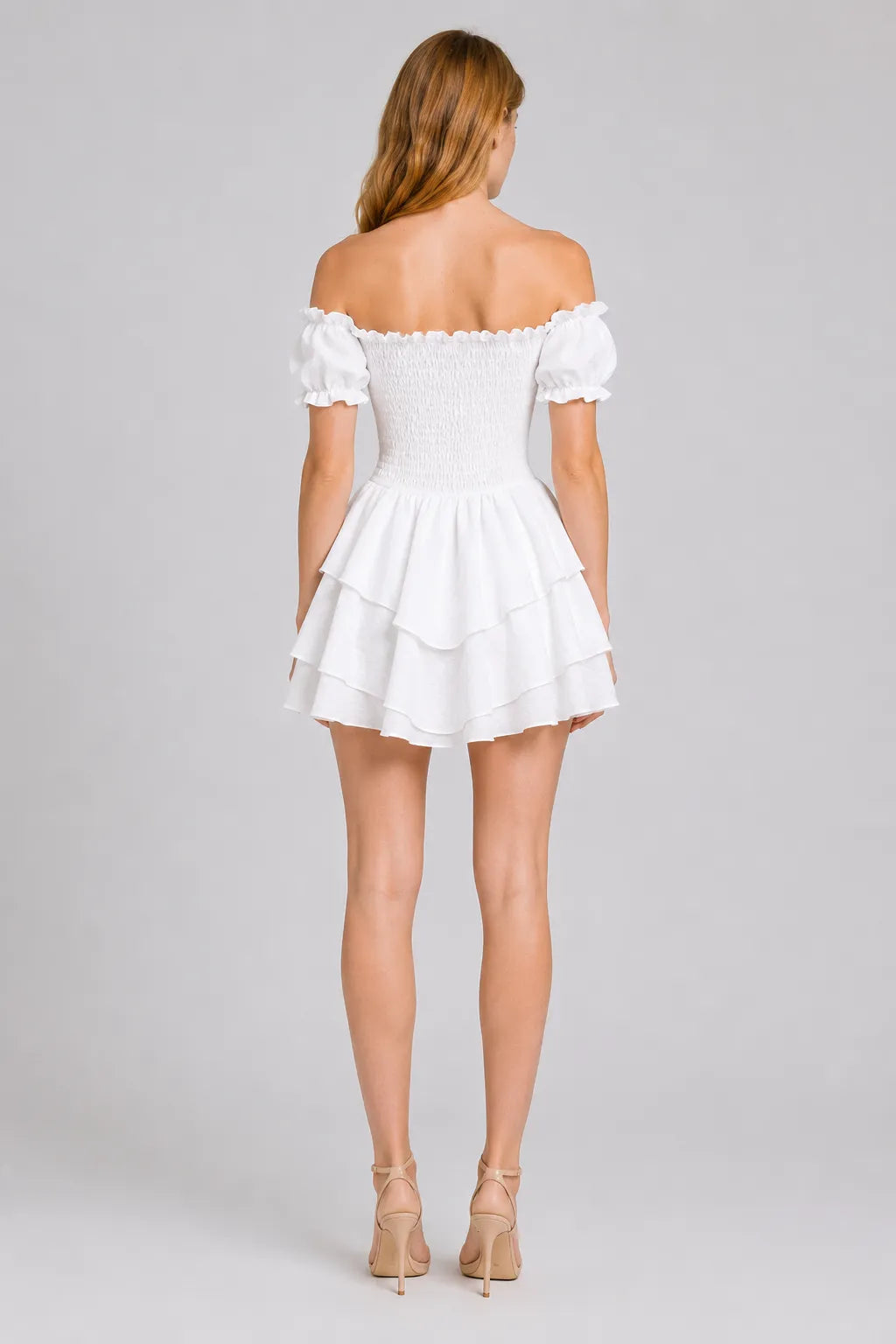 Vestido Curto Branco Elowen