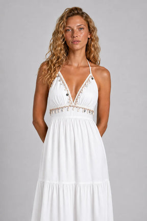 Vestido Longo Branco Ottilie