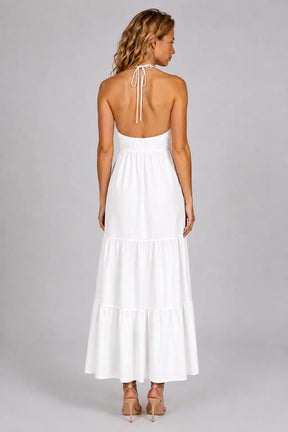 Vestido Longo Branco Ottilie