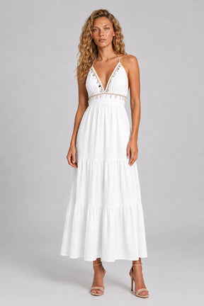 Vestido Longo Branco Ottilie