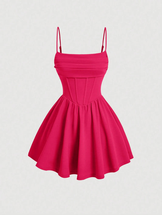 Vestidos Curto Vermelho Aurélie